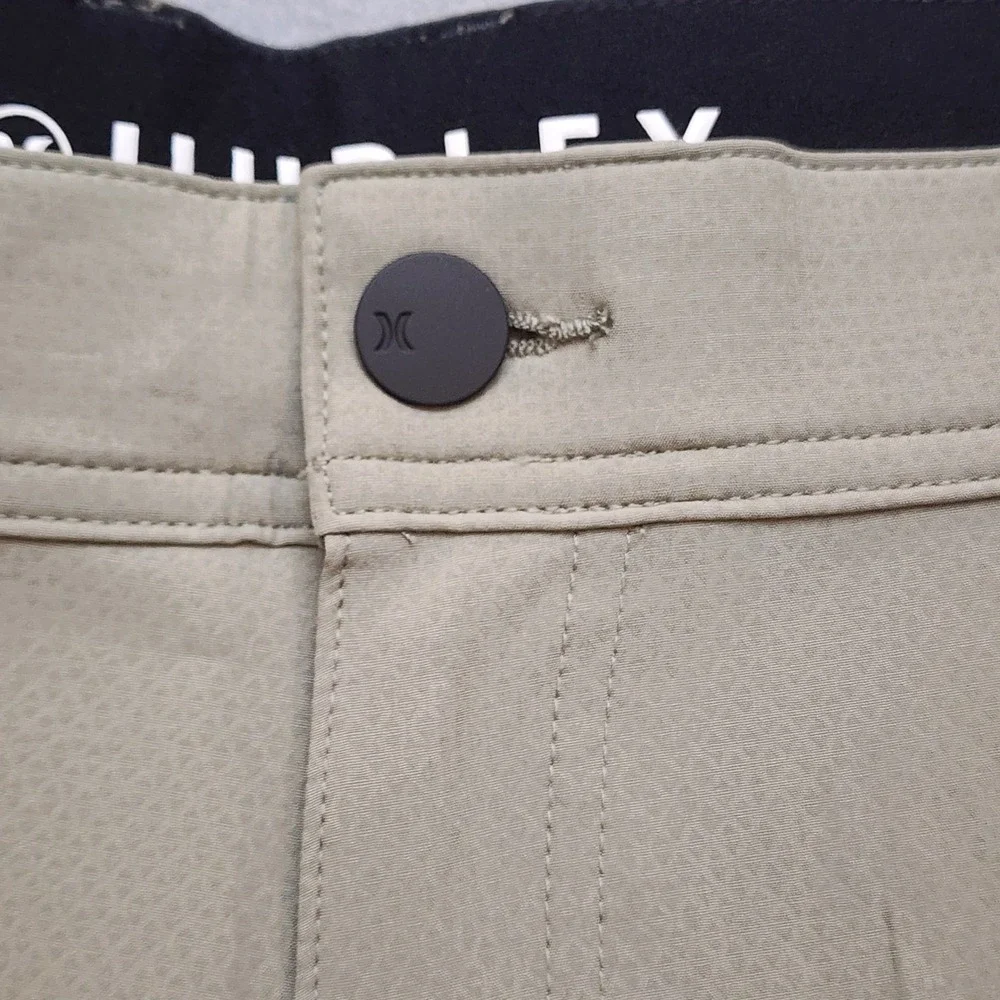Hurley Trek Hybrid Shorts Mens 38 Olive NWT Golf Hiking Stretch Water Repellent